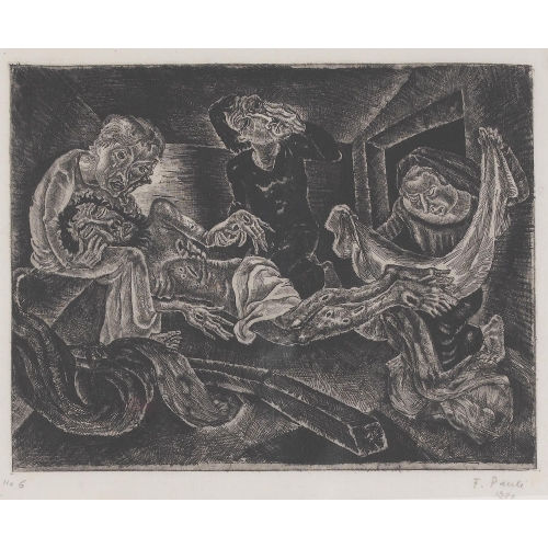 FRITZ EDUARD PAULI : 'Beweinung' (DOBIASCHOFSKY AUKTIONEN AG)