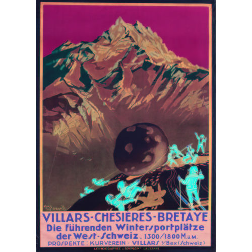 GEORGE JACKSON FLEMWELL : 'Villars-Chesi�res-Bretaye' (DOBIASCHOFSKY AUKTIONEN AG)