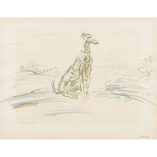 OSKAR KOKOSCHKA : Windhund (DOBIASCHOFSKY AUKTIONEN AG)