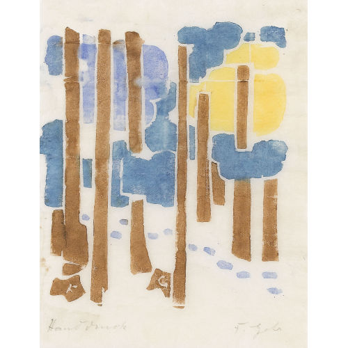 FERDINAND GEHR : Winterwald (DOBIASCHOFSKY AUKTIONEN AG)
