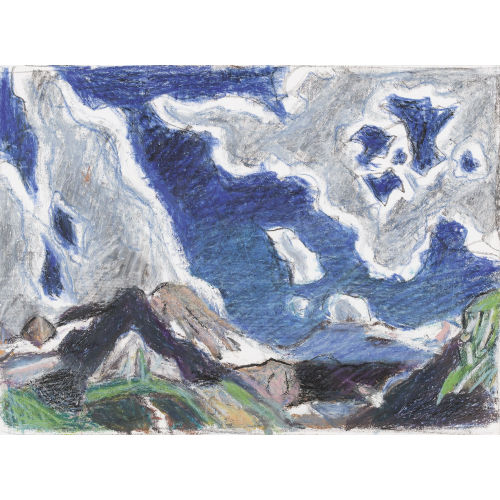 FRED STAUFFER : Komposition mit Landschaft (DOBIASCHOFSKY AUKTIONEN AG)