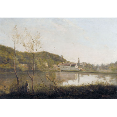 JEAN BAPTISTE CAMILLE COROT : 'Ville-d′Avray' (DOBIASCHOFSKY AUKTIONEN AG)