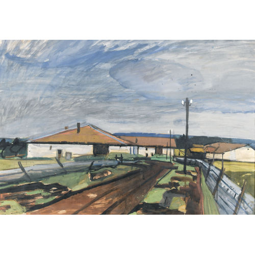 ALBERT SCHNYDER : 'Chemin de campagne' (DOBIASCHOFSKY AUKTIONEN AG)