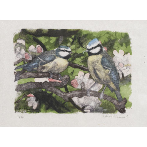 ROBERT HAINARD : M�sanges bleues, offrande nuptiale (DOBIASCHOFSKY AUKTIONEN AG)