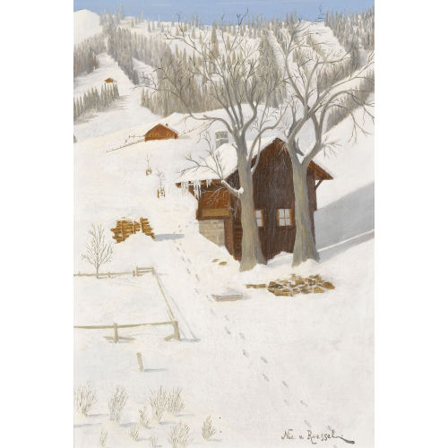 NICOLAS VON ROESSEL : 'Winteridyll' (DOBIASCHOFSKY AUKTIONEN AG)