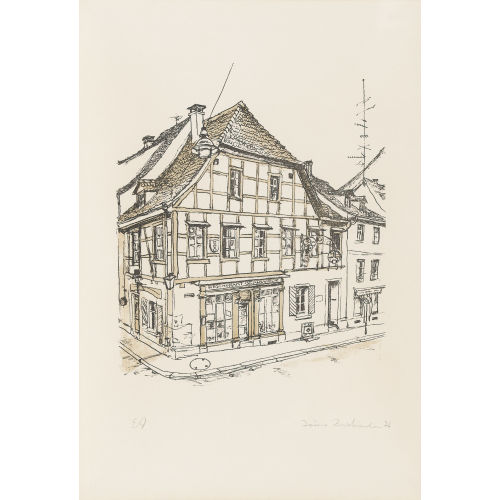 IRENE ZURKINDEN : 'Restaurant St. Albaneck' (DOBIASCHOFSKY AUKTIONEN AG)