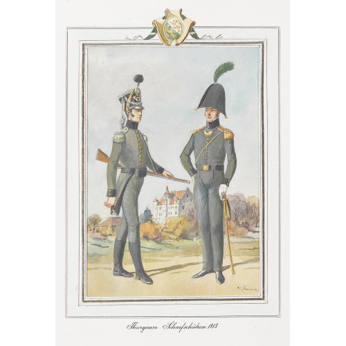 PIERRE FAVRE : 'Thurgauer Scharfsch�tzen 1813' (DOBIASCHOFSKY AUKTIONEN AG)