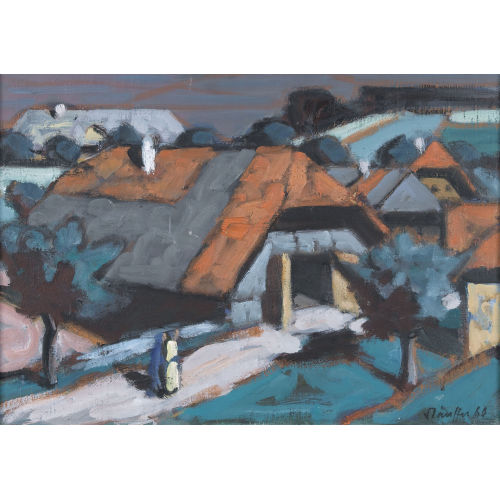 FRED STAUFFER : 'Dentenberg grosse Scheune' (DOBIASCHOFSKY AUKTIONEN AG)