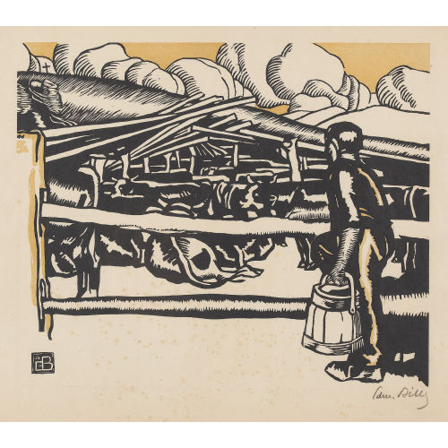 EDMOND BILLE : Parc aux vaches (DOBIASCHOFSKY AUKTIONEN AG)