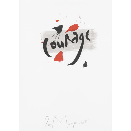 RUDOLF MUMPRECHT : 'Courage' (DOBIASCHOFSKY AUKTIONEN AG)