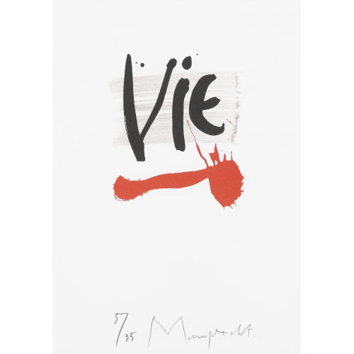 RUDOLF MUMPRECHT : 'Vie' (DOBIASCHOFSKY AUKTIONEN AG)