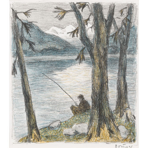 ARNOLD BR�GGER : Fischer am Thunersee (DOBIASCHOFSKY AUKTIONEN AG)