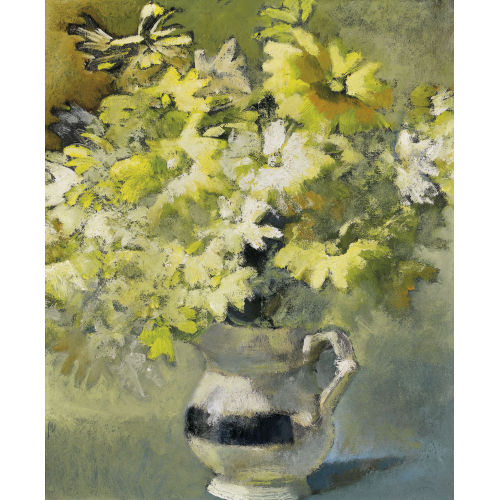 RODOLPHE THEOPHILE BOSSHARD : 'Bouquet fleurs jaunes' (DOBIASCHOFSKY AUKTIONEN AG)
