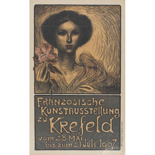 THEOPHILE-ALEXANDRE STEINLEN : 'Franz�sische Kunstausstellung zu Krefeld 1907' (DOBIASCHOFSKY AUKTIONEN AG)