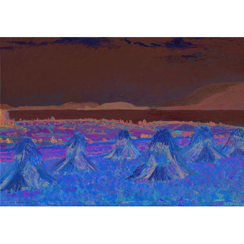OTTO CLENIN : Sommerliche Feldlandschaft am Bielersee (DOBIASCHOFSKY AUKTIONEN AG)