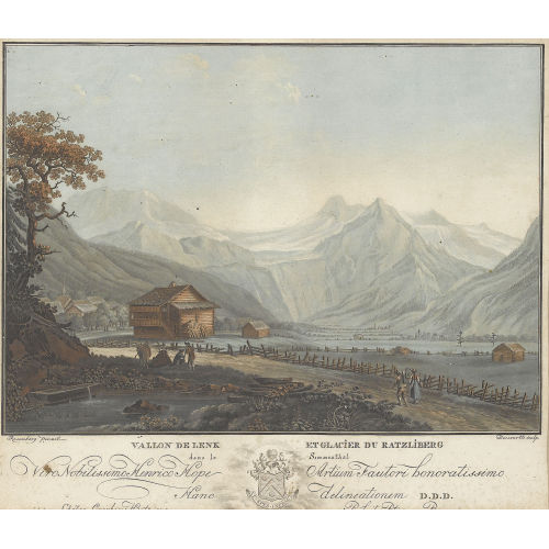 CASPAR WOLF : 'Vallon de Lenk et Glacier du Ratzliberg...' (DOBIASCHOFSKY AUKTIONEN AG)