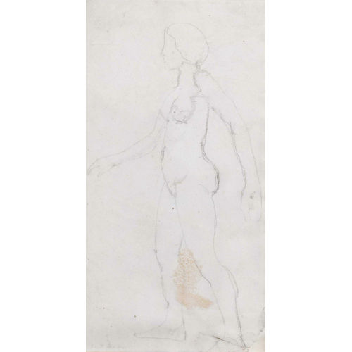 FERDINAND HODLER : Studie zu 'Schreitendes Weib' (DOBIASCHOFSKY AUKTIONEN AG)