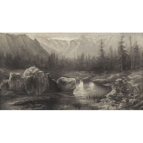 ALEXANDRE CALAME : Souvenir de la Scheidegg (DOBIASCHOFSKY AUKTIONEN AG)