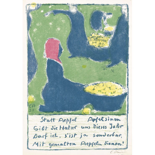 CUNO AMIET : Obsternte (DOBIASCHOFSKY AUKTIONEN AG)