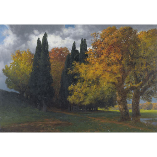 TRAUGOTT HERMANN R�DIS�HLI : Herbstliche Allee (DOBIASCHOFSKY AUKTIONEN AG)
