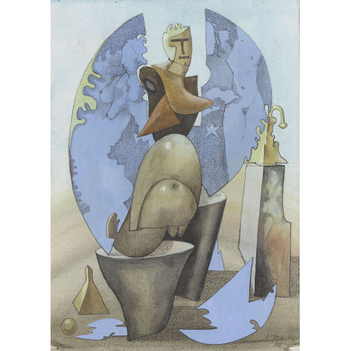 ROLAND BUGNON : Skurrile Figur (DOBIASCHOFSKY AUKTIONEN AG)