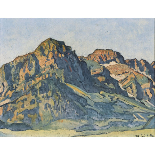 FERDINAND HODLER : Les Dents Blanches bei Champ�ry (DOBIASCHOFSKY AUKTIONEN AG)