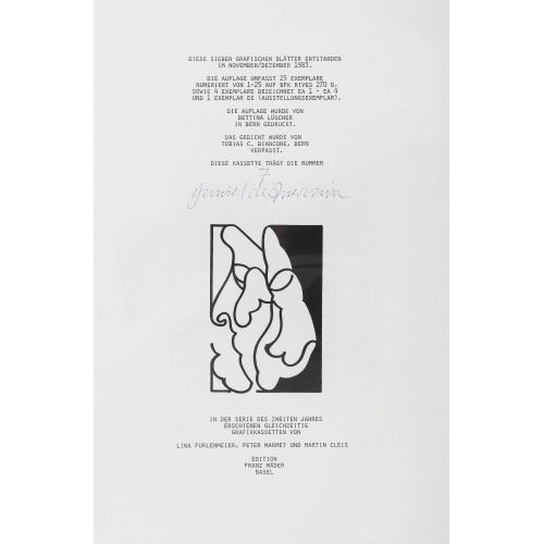 DANIEL DE QUERVAIN : Ohne Titel (DOBIASCHOFSKY AUKTIONEN AG)