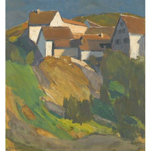 ADOLF KRON : 'M�nchenstein II' (DOBIASCHOFSKY AUKTIONEN AG)