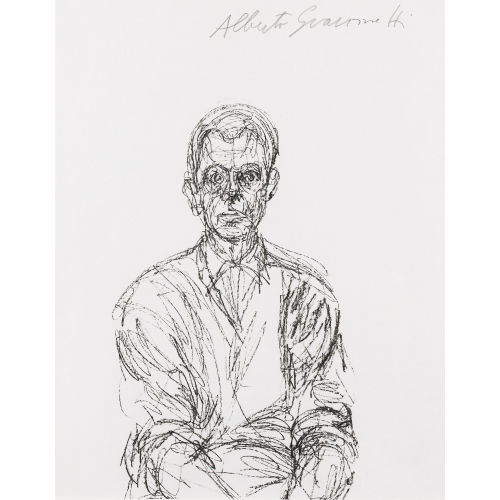 ALBERTO GIACOMETTI : Bust of a seated man (DOBIASCHOFSKY AUKTIONEN AG)