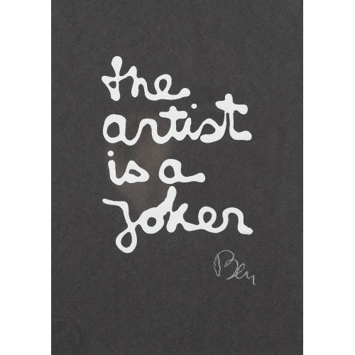 BEN (EIGTL. VAUTIER VAUTIER : 'the artist is a joker' (DOBIASCHOFSKY AUKTIONEN AG)