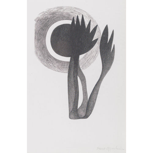 MERET OPPENHEIM : Pflanze vor Gestirn (DOBIASCHOFSKY AUKTIONEN AG)