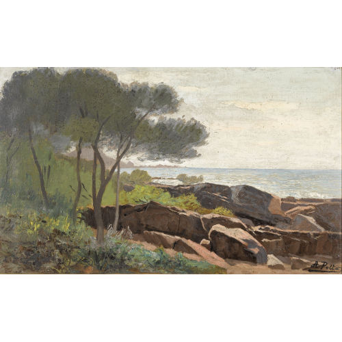 ADOLPHE POTTER : S�dliche K�stenpartie (DOBIASCHOFSKY AUKTIONEN AG)