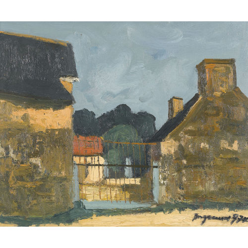 GEORGES BORGEAUD : 'Cour Bretonne' (DOBIASCHOFSKY AUKTIONEN AG)