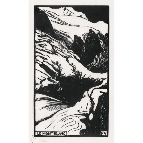 FELIX VALLOTTON : Le Mont-Blanc (DOBIASCHOFSKY AUKTIONEN AG)