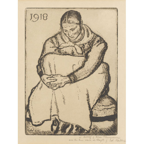 EDOUARD VALLET : '1918' (DOBIASCHOFSKY AUKTIONEN AG)