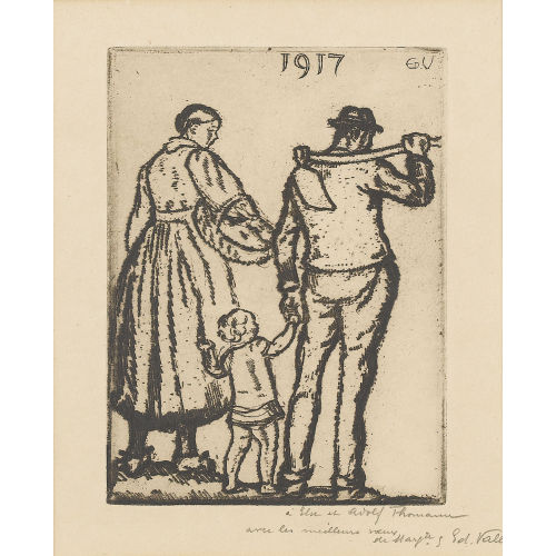 EDOUARD VALLET : Post gladium aratrum (DOBIASCHOFSKY AUKTIONEN AG)