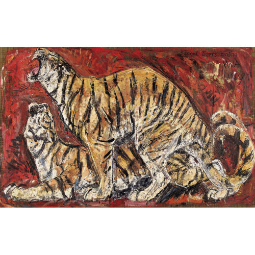 FRITZ HUG : 'Bengal Tigers Mating' (DOBIASCHOFSKY AUKTIONEN AG)