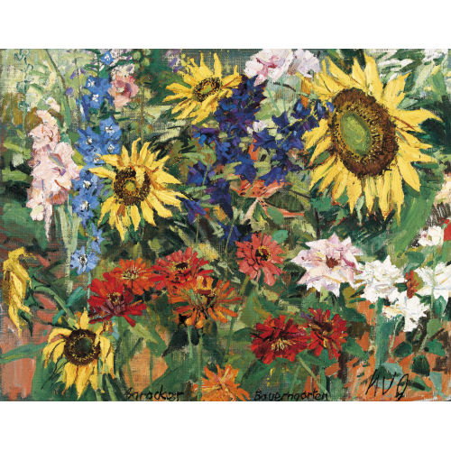 FRITZ HUG : 'Barocker Bauerngarten' (DOBIASCHOFSKY AUKTIONEN AG)
