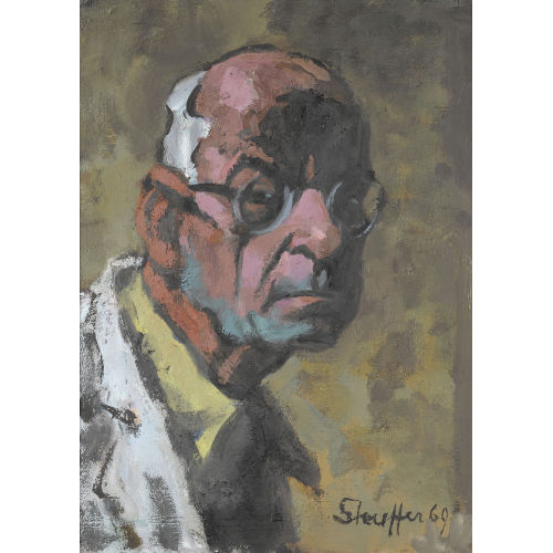 FRED STAUFFER : 'Selbstportrait II' (DOBIASCHOFSKY AUKTIONEN AG)