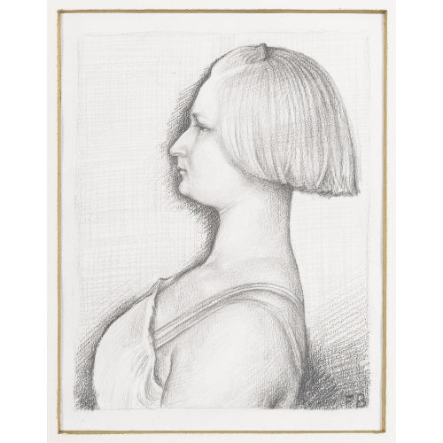 FRAN�OIS EMILE BARRAUD : Junge Frau (DOBIASCHOFSKY AUKTIONEN AG)