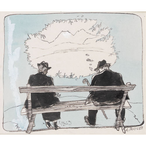 ALOIS CARIGIET : 'Aus dem Bilderbuch des Lebens' (DOBIASCHOFSKY AUKTIONEN AG)