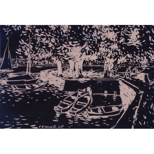FERNAND GIAUQUE : Am Hafen (DOBIASCHOFSKY AUKTIONEN AG)