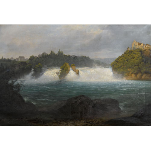 JOHANN MATTHIAS NEITHARDT : Rheinfall bei Neuhausen (DOBIASCHOFSKY AUKTIONEN AG)