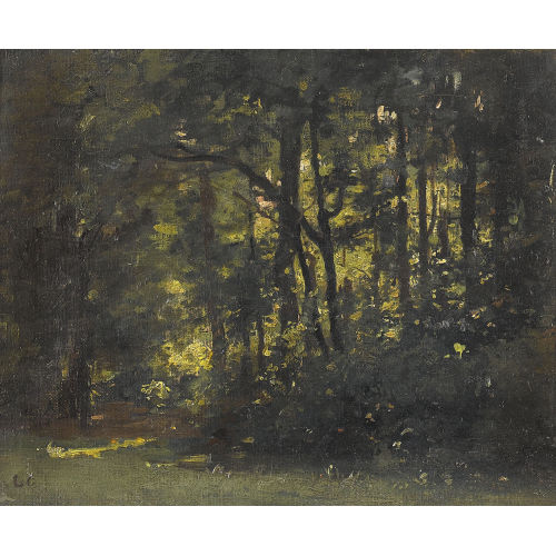 LEON GAUD : Waldlichtung (DOBIASCHOFSKY AUKTIONEN AG)