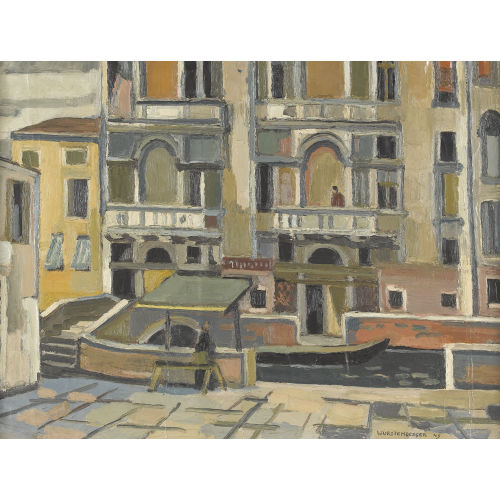 ANDRE FREDERIC VON WURSTEMBERGER : Venezianische Kanalpartie (DOBIASCHOFSKY AUKTIONEN AG)
