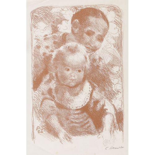 CUNO AMIET : Mutter und Kind (DOBIASCHOFSKY AUKTIONEN AG)