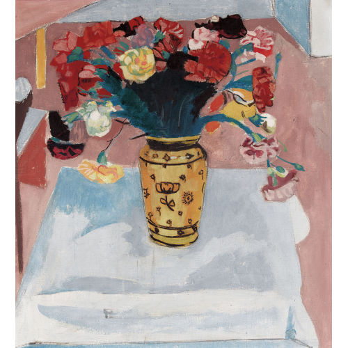 CUNO AMIET : Stillleben mit Nelken in einer Vase (DOBIASCHOFSKY AUKTIONEN AG)