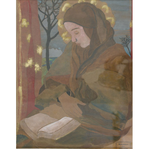 CHARLES CLOS OLSOMMER : Lesende junge Frau (DOBIASCHOFSKY AUKTIONEN AG)