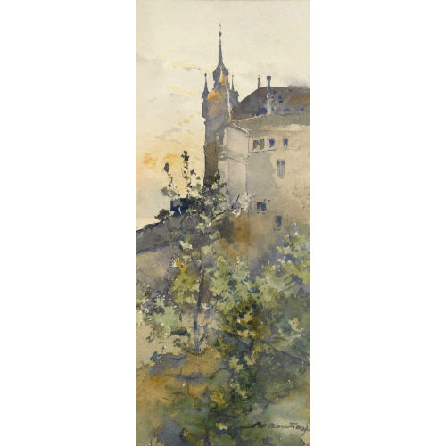 PAUL BOUVIER : Schlosspartie (DOBIASCHOFSKY AUKTIONEN AG)