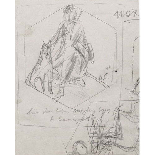 ALOIS CARIGIET : J�ger mit Hund (DOBIASCHOFSKY AUKTIONEN AG)